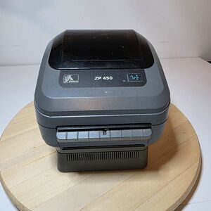 ZP450 ZEBRA DIRECT THERMAL LABEL PRINTER ZP450-0101-0000 For PARTS Or REPAIR
